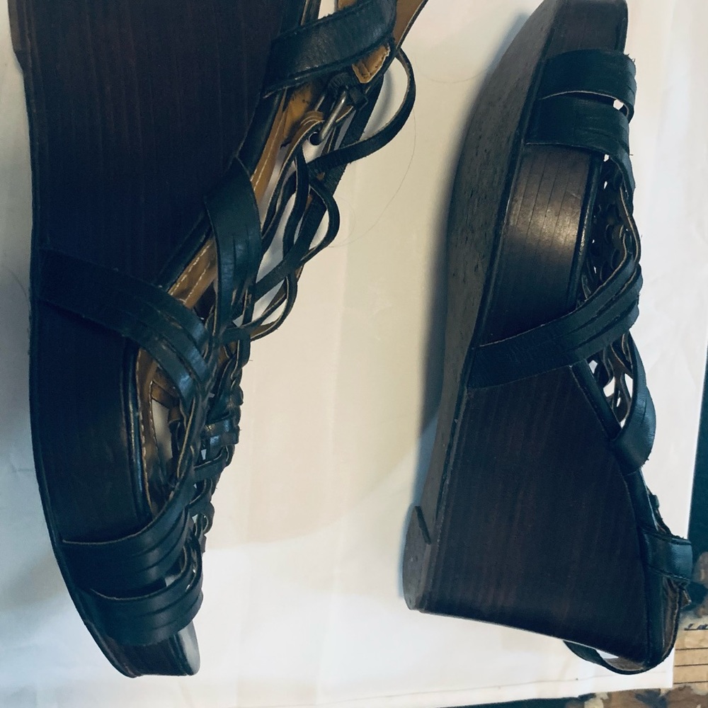 Fossil  strappy and sexy platform shoes